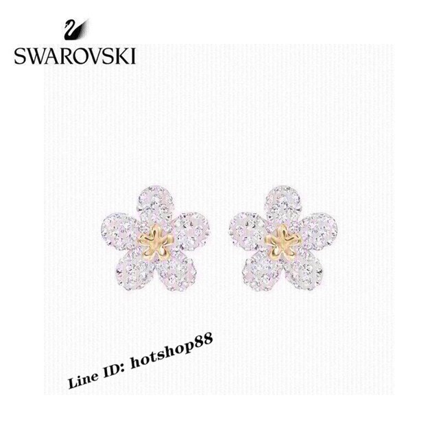 Swarovski施華洛世奇官網新款花朵項鏈耳釘 zgb2672